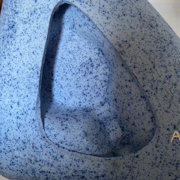 Blue Lava Glaze Large MCM Ashtray Cigars/Cigarettes - Picture 6 of 6